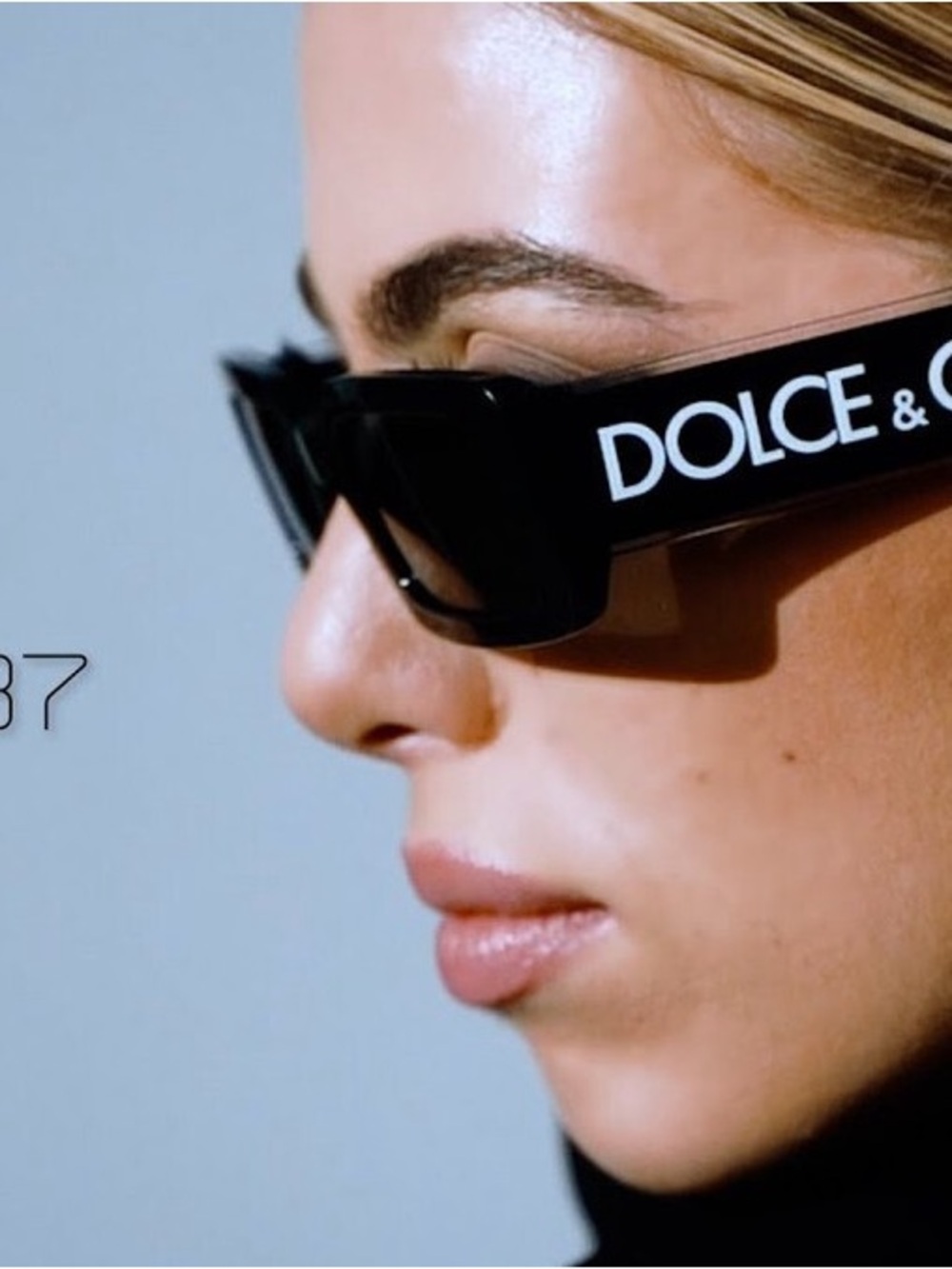 Dolce & Gabbana Black Logo  Sunglasses